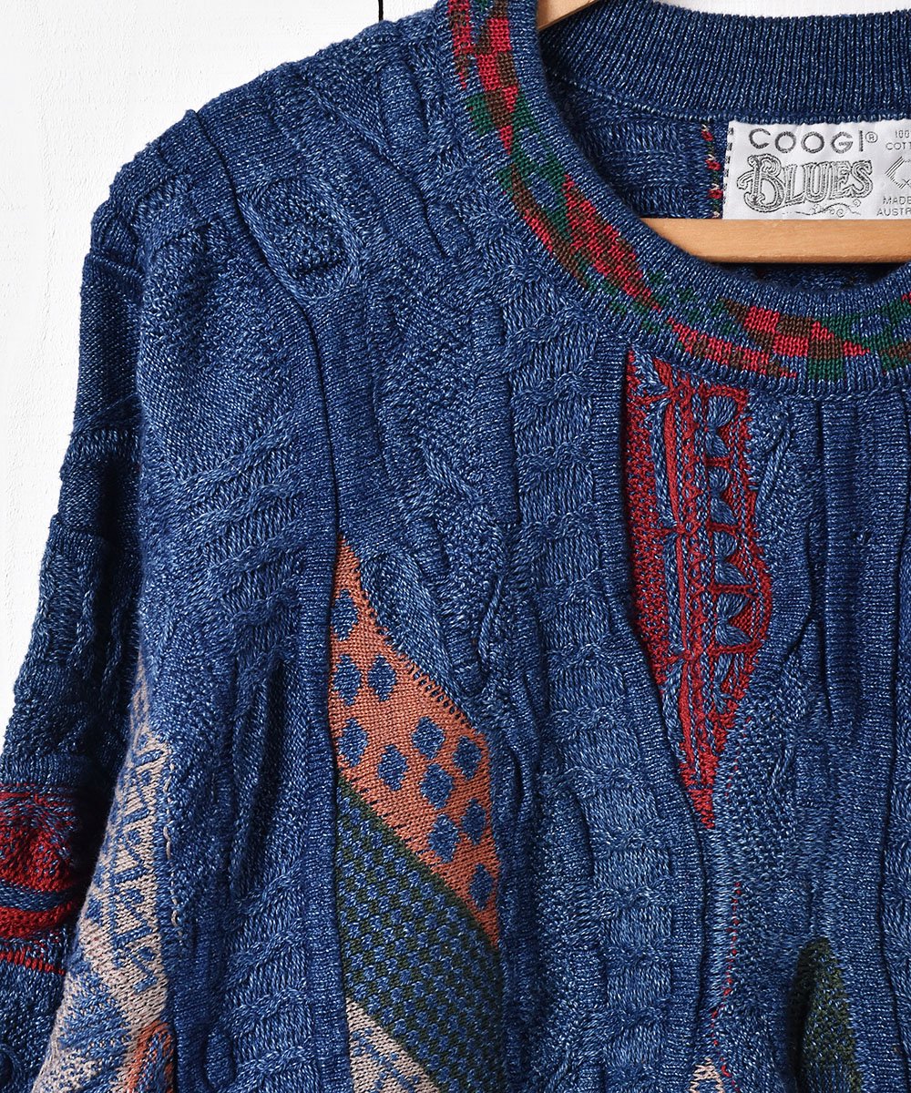 オーストラリア製「COOGI」3Dニットセーター - 古着のネット通販サイト 