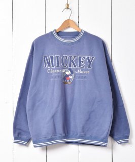 古着「THE DISNEY STORE」ミッキーマウス プリント スウェットシャツ 古着のネット通販 古着屋グレープフルーツムーン