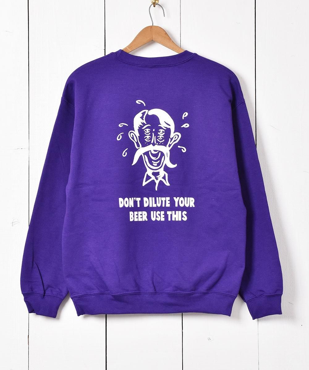 ア*ツ様 アーツ　STONE 　 パープルスウェットトレーナー 2色展開】「Backers」 プリントスウェット Cry 4eyes パープル