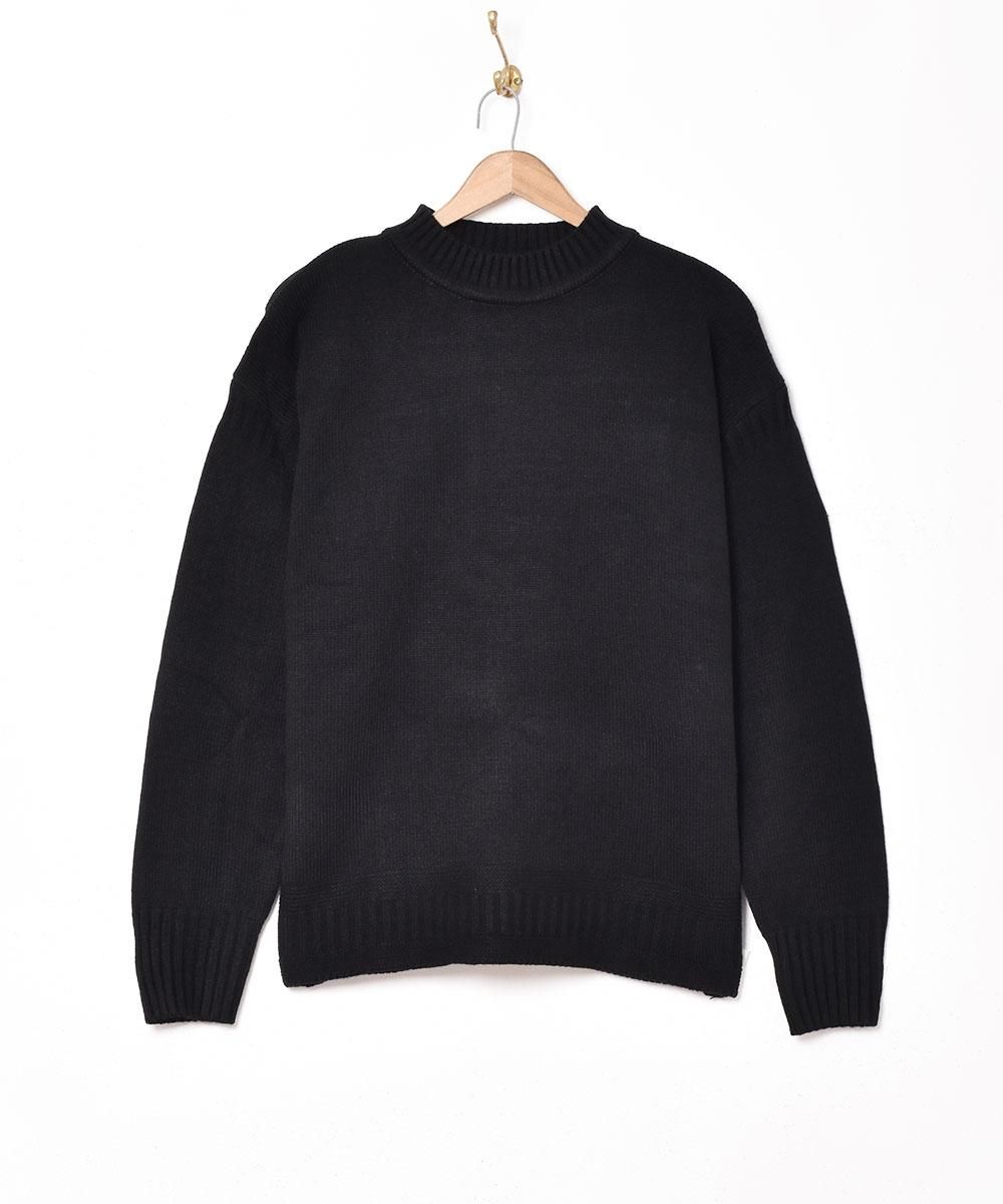 5色展開】「Backers」 ガンジーセーター マスタード - 古着屋