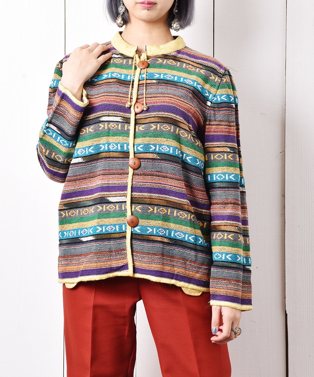 インド製 民族調 タペストリージャケット - 古着のネット通販サイト 