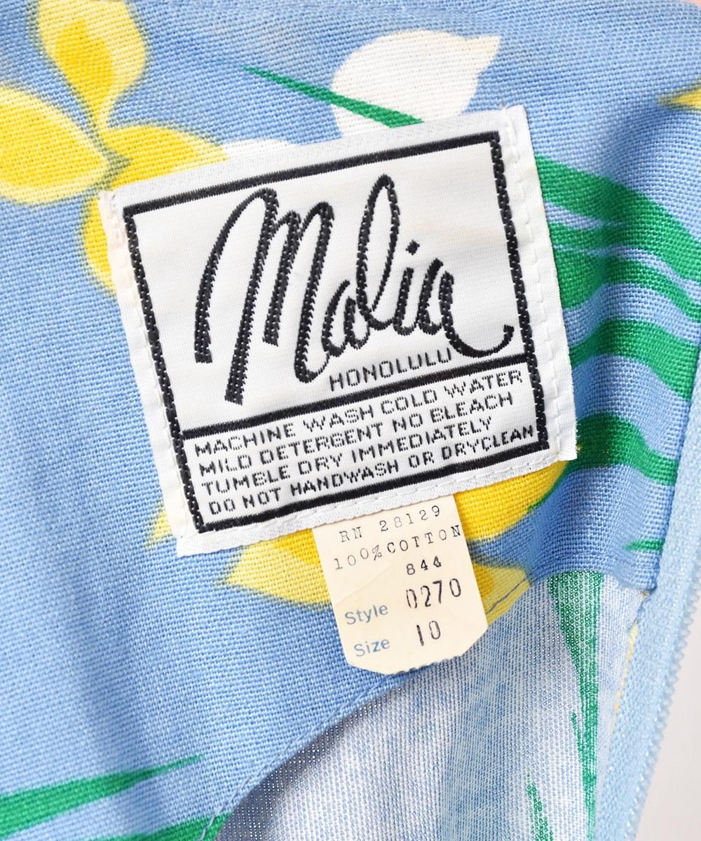 花柄ノースリーブ ワンピース ロケットタロン - 古着屋