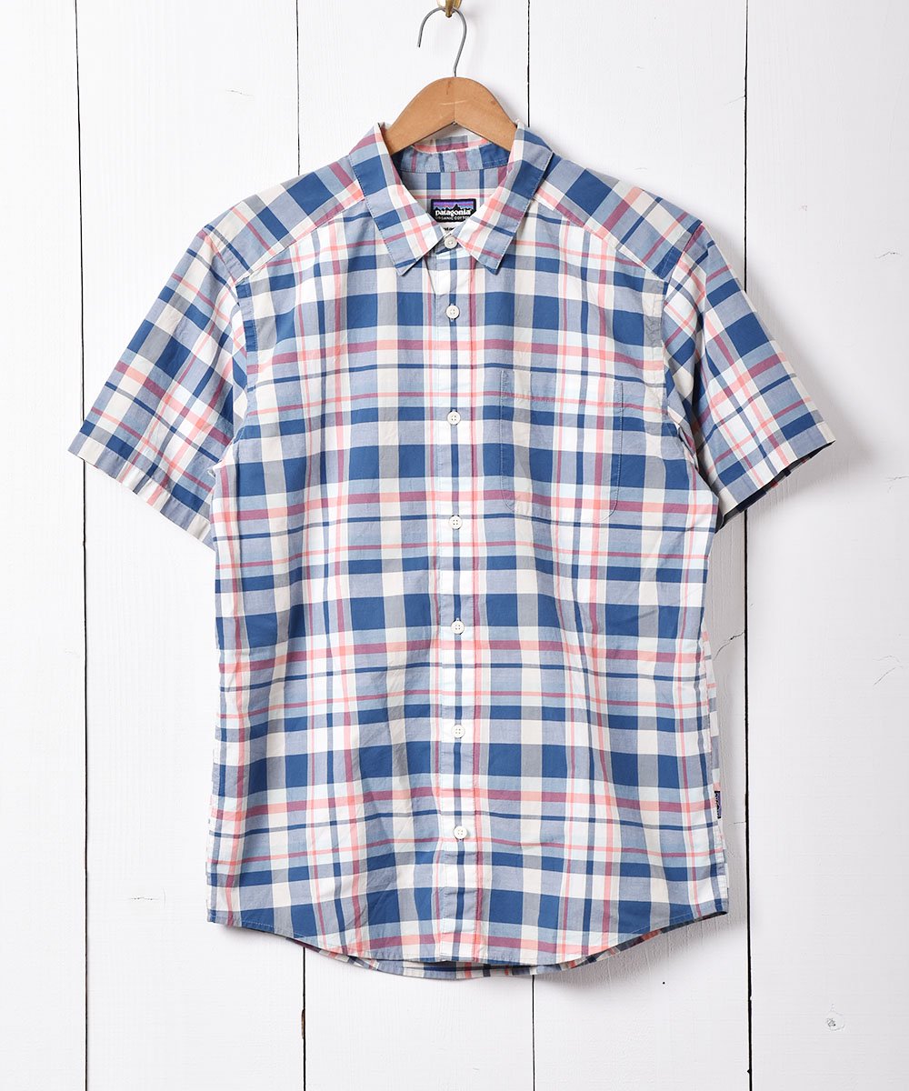 patagonia」半袖 チェックシャツ - 古着のネット通販サイト 古着屋 