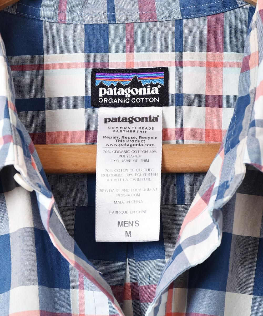 patagonia - パタゴニア オーガニックコットン チェックシャツ L
