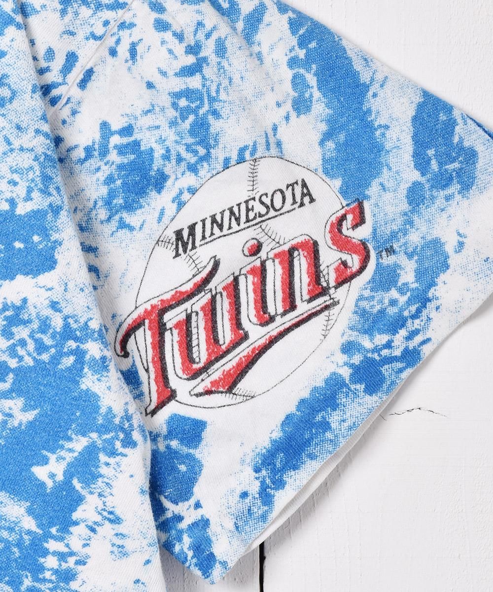 majestic MLB MINNESOTA TWINS ミネソタツインズ スポーツプリントTシャツ メンズXL ヴィンテージ /eaa322766