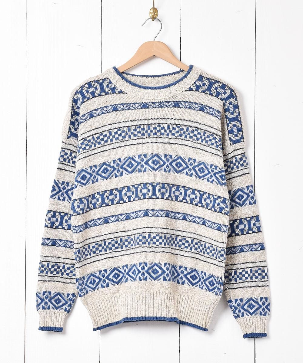 アメリカ製 「Liz wear」 コットンニットセーター - 古着屋 アメリカ製 「Liz wear」 コットンニットセーター - 古着屋