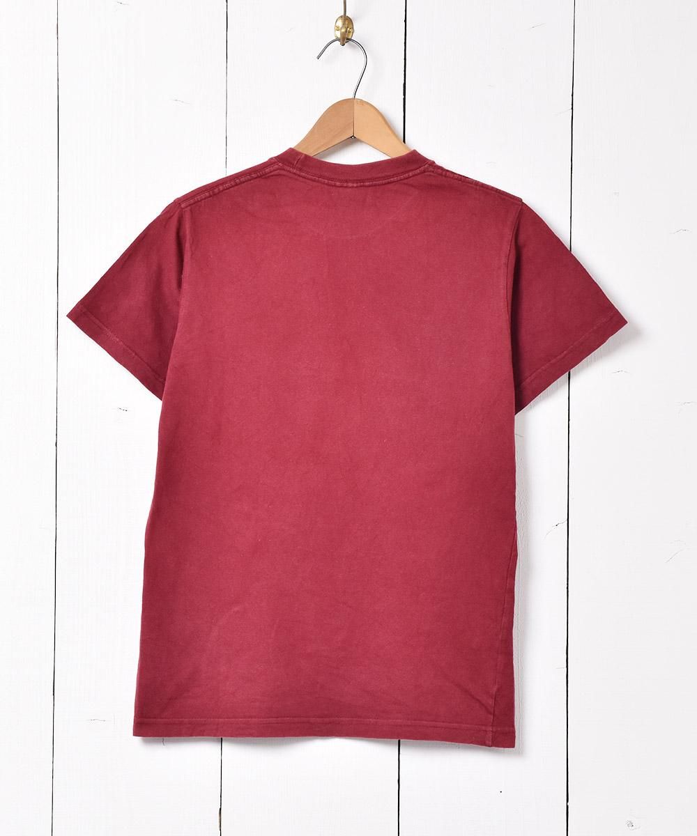 Hard Rock Cafe ローマ プリントtシャツ ワインレッド 古着のネット通販サイト 古着屋グレープフルーツムーン Grapefruitmoon Onlineshop ヴィンテージアイテム レトロファッション