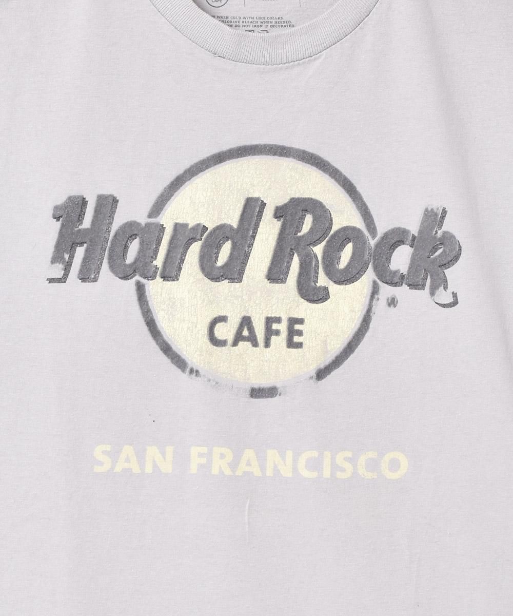 Hard Rock CAFE」サンフランシスコ フロッキープリント Tシャツ