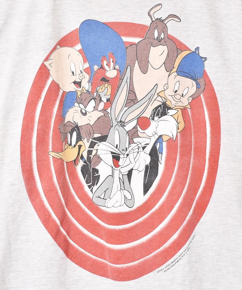90's ルーニーテューンズ プリントTシャツ - 古着屋