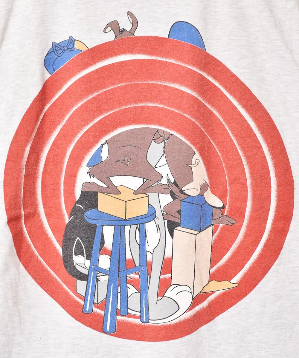 90's ルーニーテューンズ プリントTシャツ - 古着屋 90's ルーニーテューンズ プリントTシャツ - 古着屋