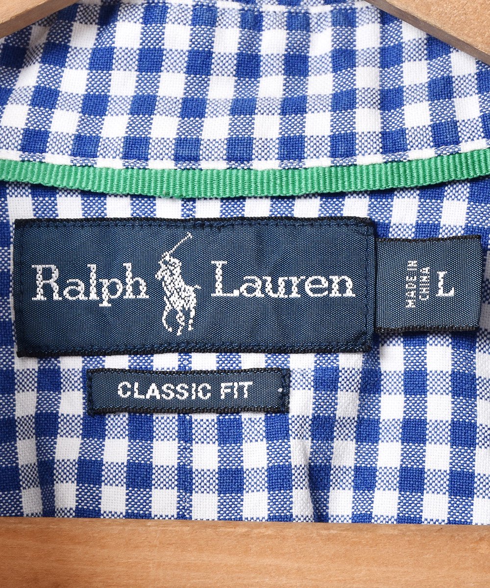 Ralph Lauren」 ロングスリーブギンガムチェックシャツ - 古着のネット