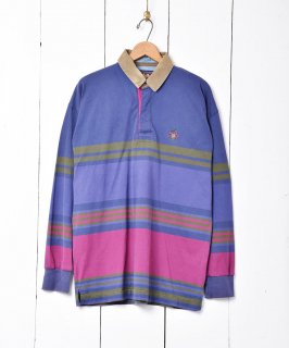古着「Ralph Lauren」 エンブレム刺繍 ラガーシャツ 古着のネット通販 古着屋グレープフルーツムーン