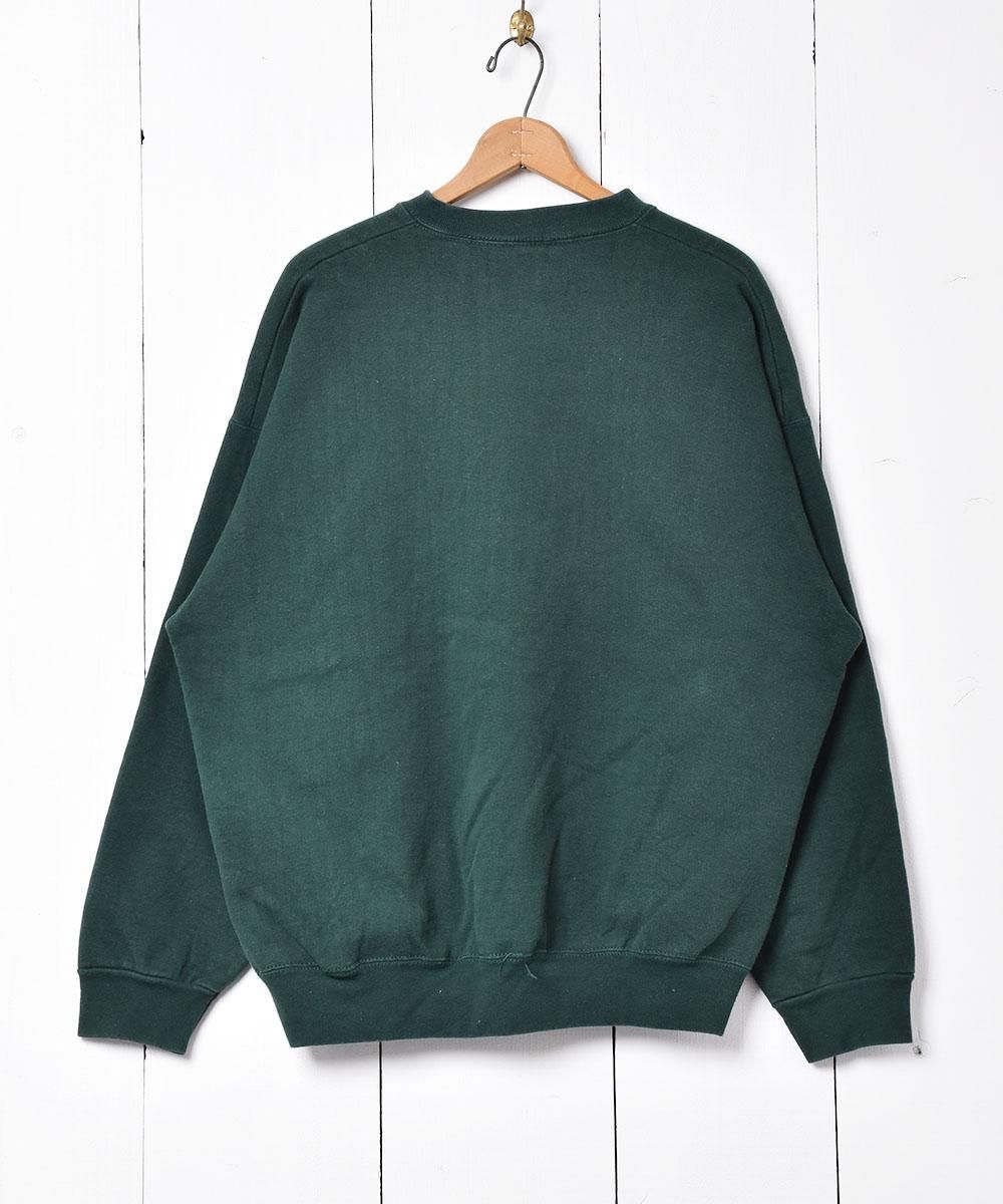 イルカ 刺繍スウェット - 古着屋グレープフルーツ ムーン