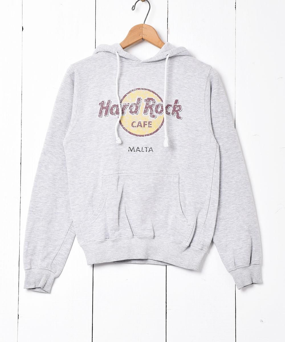 Hard Rock CAFE」MALTA プリントパーカー - 古着屋