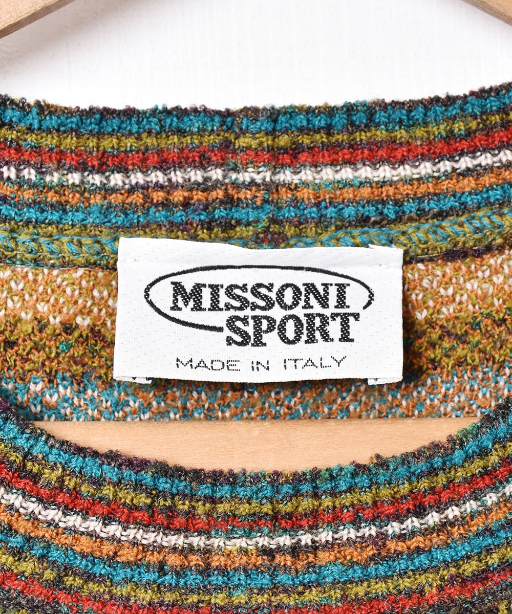 イタリア製 「MISSONI SPORT」デザインセーター - 古着のネット通販
