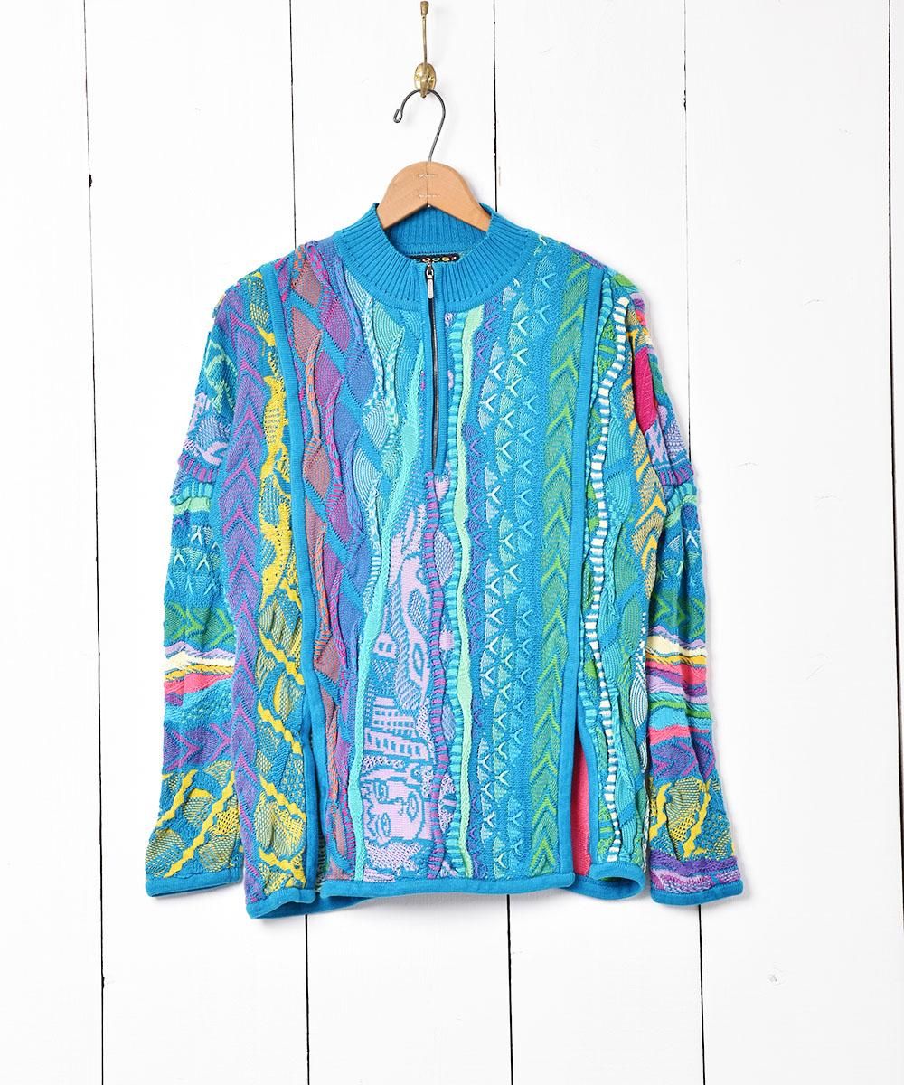 90's オーストラリア製 「COOGI」ハーフジップセーター - 古着屋 90's オーストラリア製 「COOGI」ハーフジップセーター - 古着屋