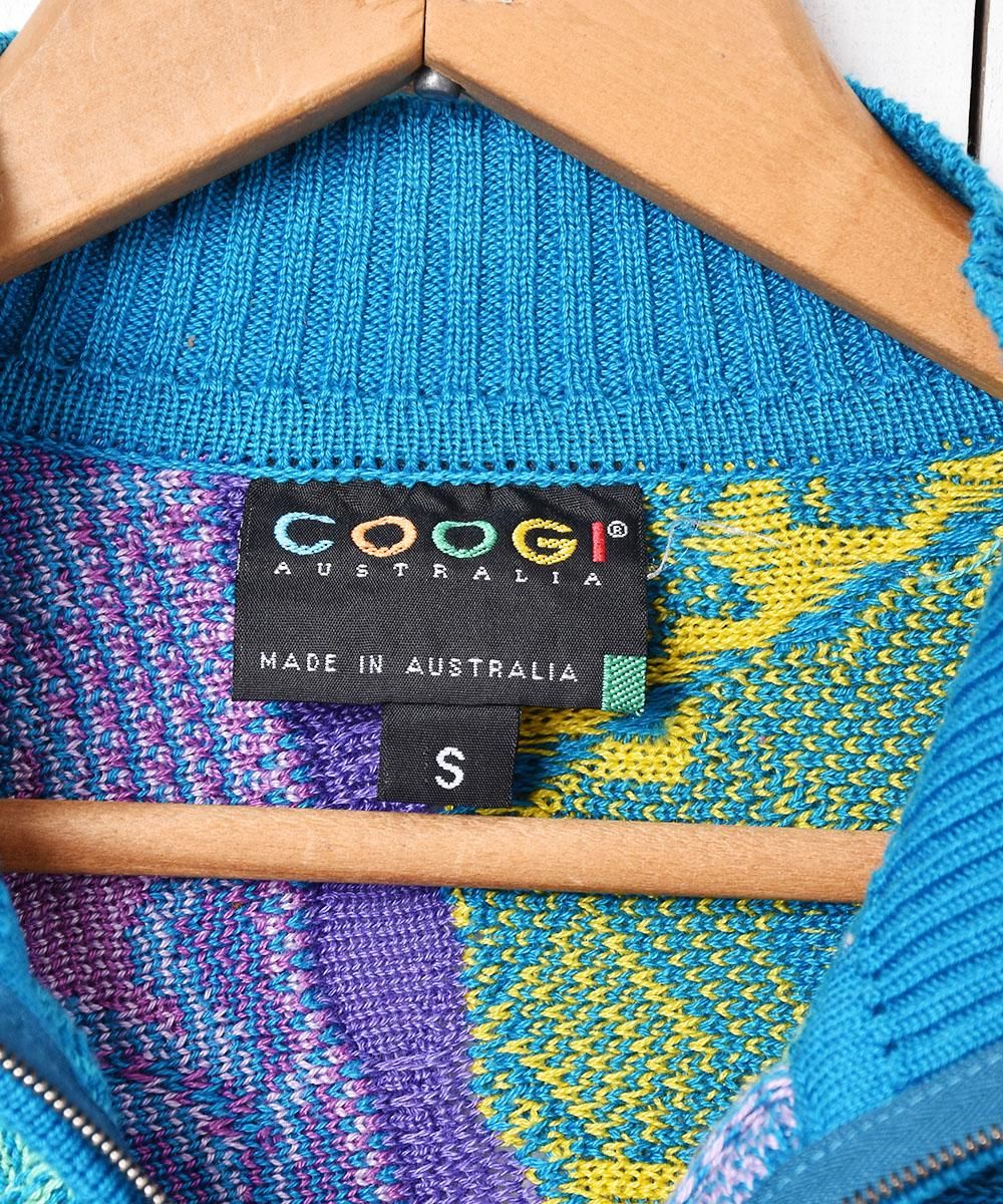 90's オーストラリア製 「COOGI」ハーフジップセーター - 古着屋 90's オーストラリア製 「COOGI」ハーフジップセーター - 古着屋