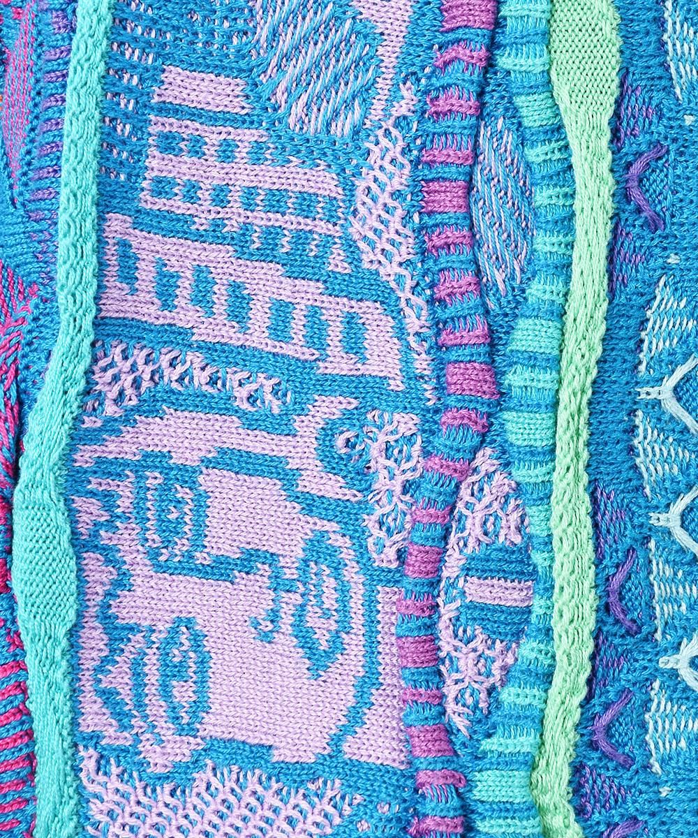 90's オーストラリア製 「COOGI」ハーフジップセーター - 古着屋