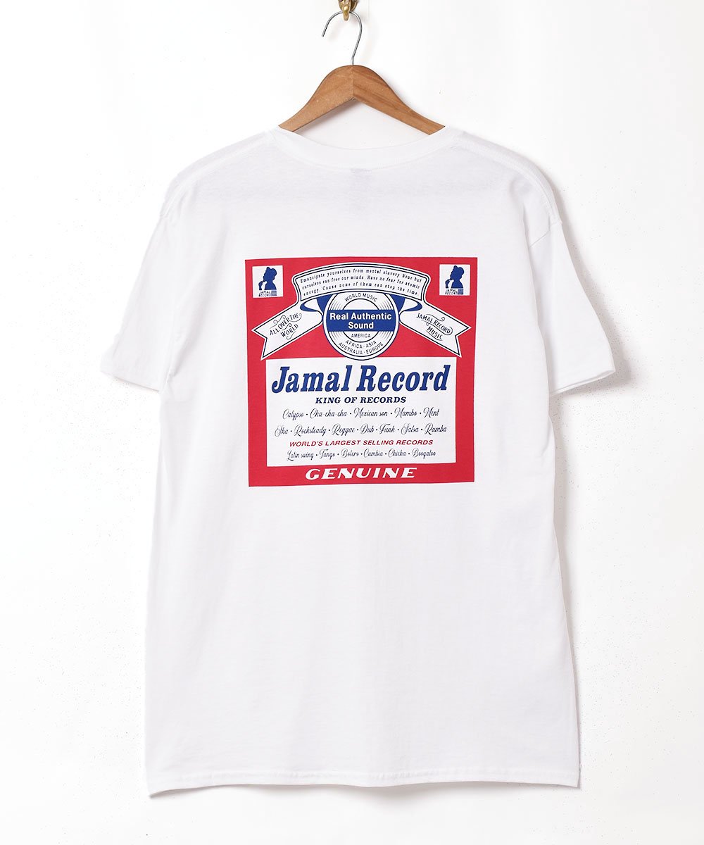 3色展開】レコードプリントTシャツ ホワイト - 古着のネット通販サイト