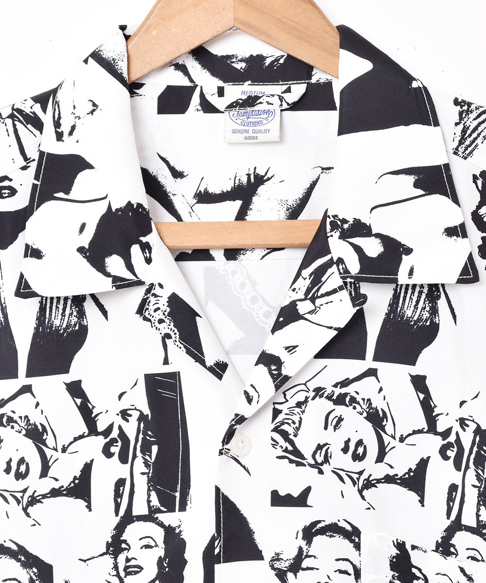 TEMPTATION」マリリンモンロー 総柄 半袖シャツ - 古着のネット通販