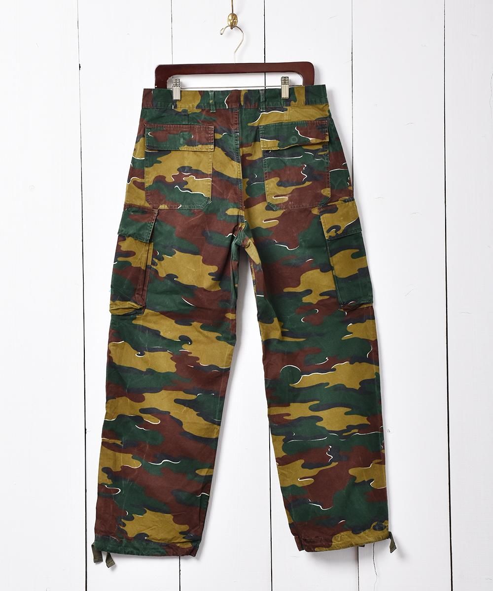 USED ベルギー軍 M-90 ジグソーカモ ダブルニーカーゴパンツ