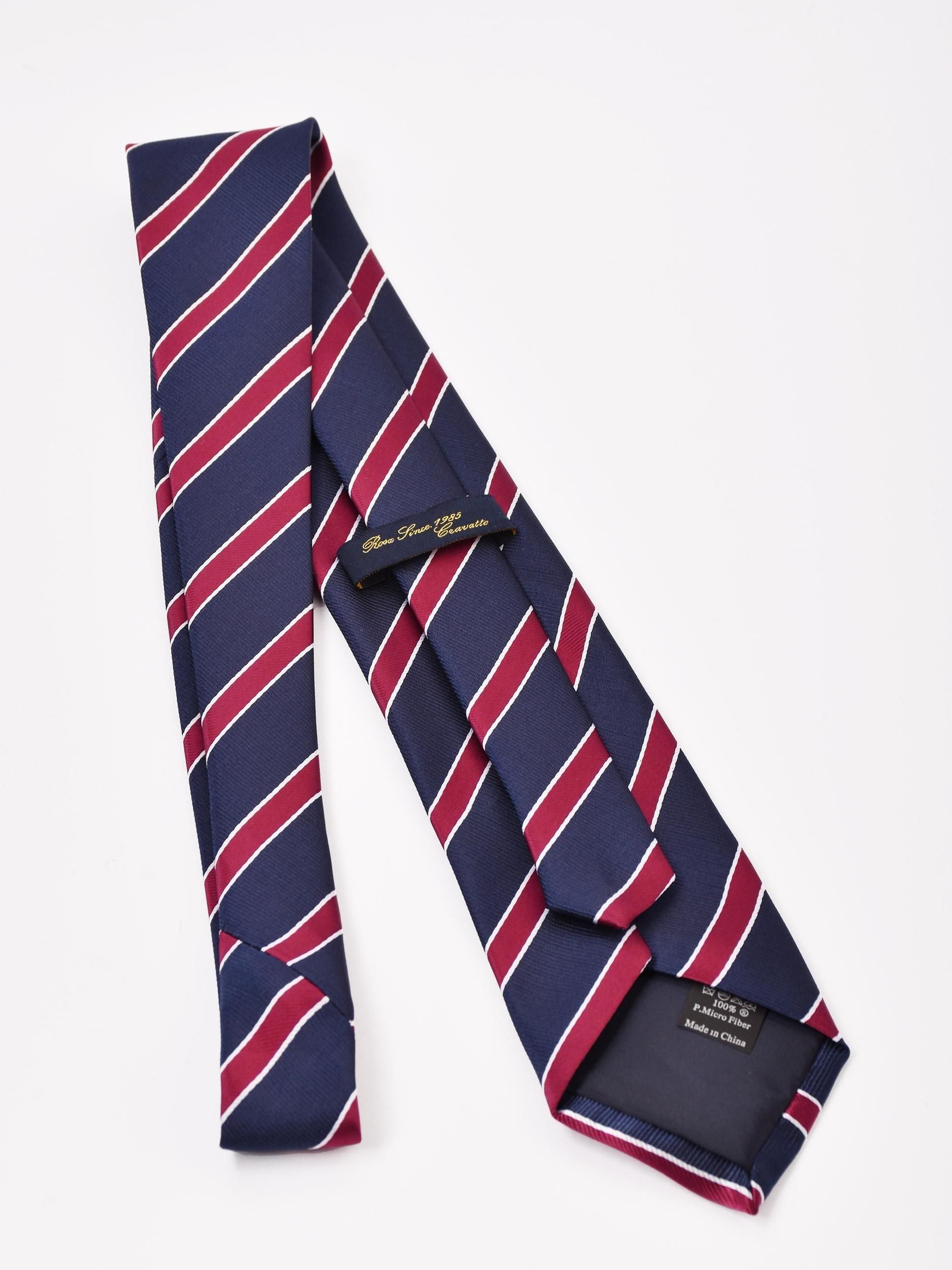 3色展開】レジメンタルタイ ネイビー - 古着屋グレープフルーツ ムーン