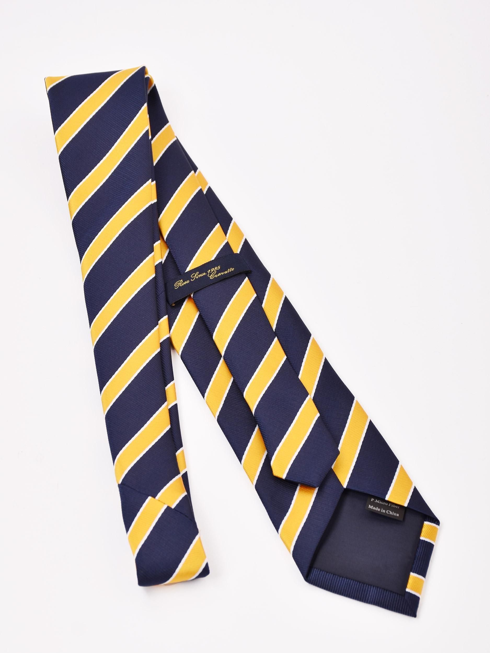 3色展開】レジメンタルタイ イエロー - 古着屋グレープフルーツ ムーン