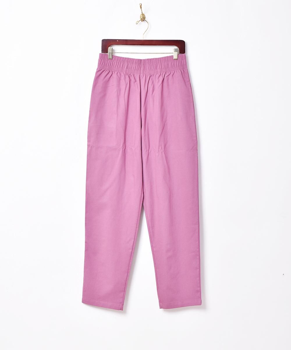 6色展開】「Backers」コットンリネン イージーパンツ ベージュ - 古着