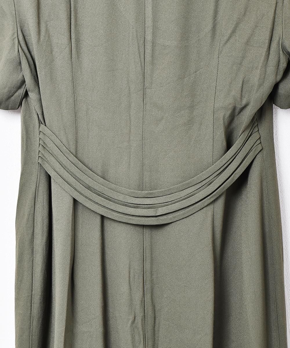 グレー 半袖 ワンピース 中古 LIMITED EDITION ケープ サテンワンピース - グレー | ZARA