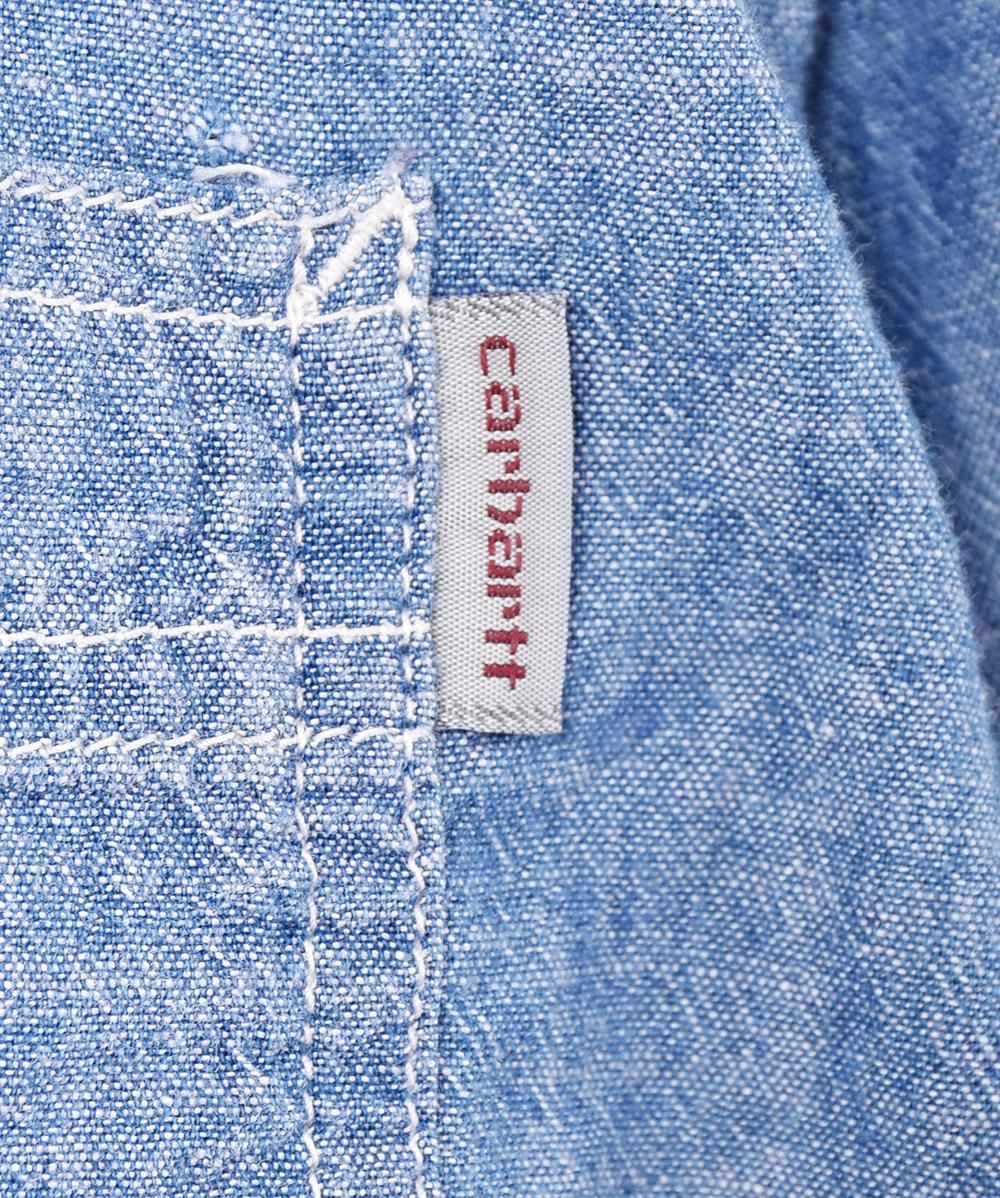 カーハート　シャンブレー　シャツ　レディース　S Carhartt 長袖シャンブレーシャツ - 古着屋グレープフルーツ