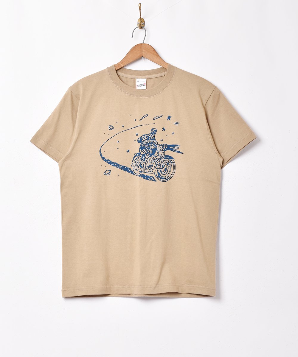 2色展開】「Backers」バイクスター 両面プリントTシャツ