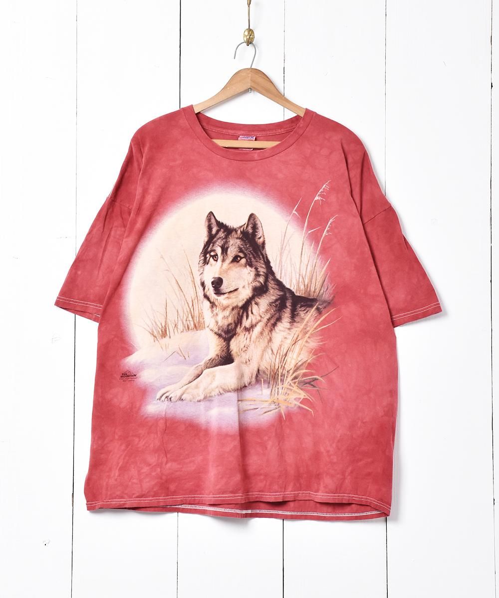 人気メーカー・ブランド 【Tシャツ アニマルプリント リボン 犬 白 赤