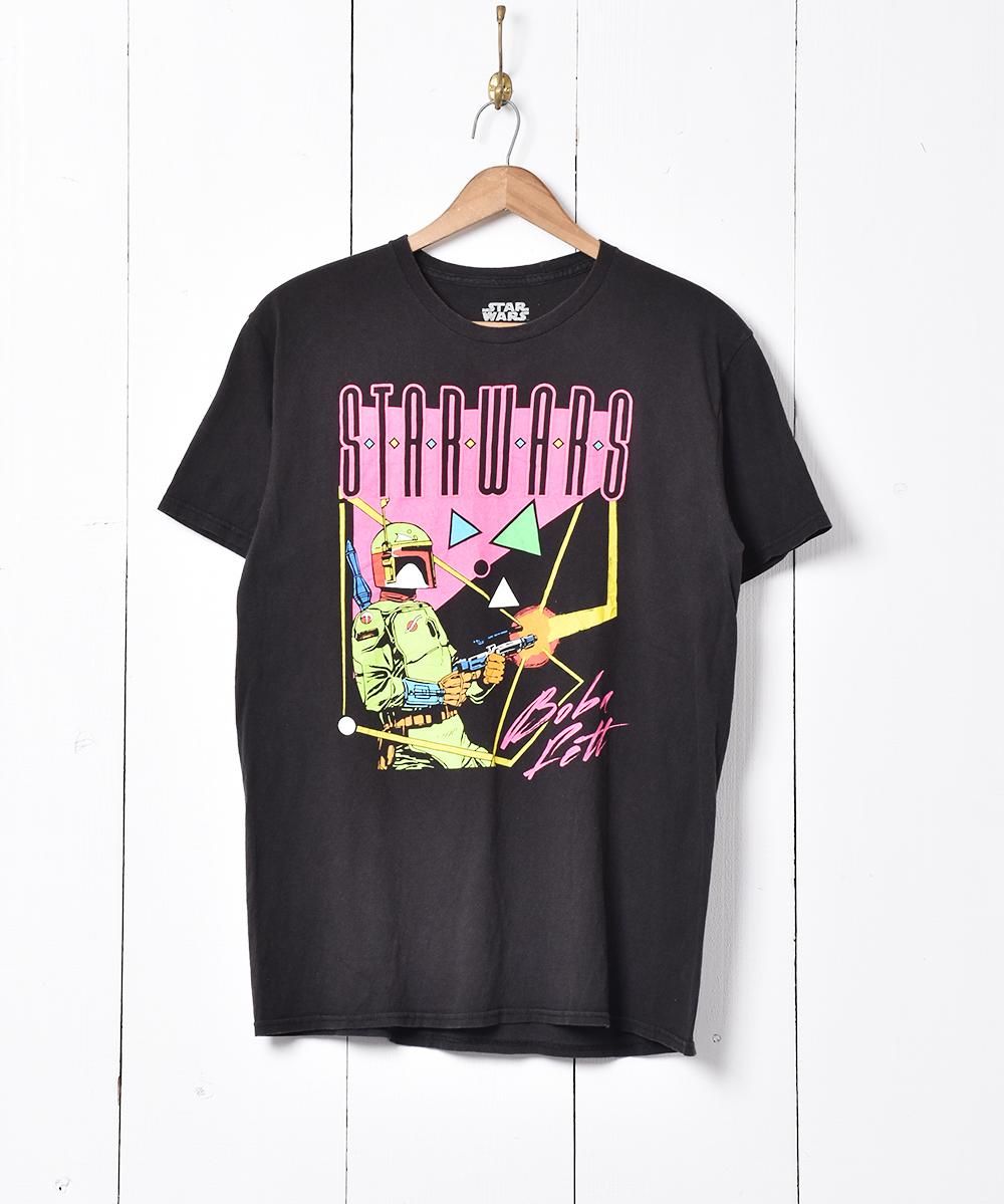 古着　80s USA製　tシャツ　グラフィック　ネオンプリント　フェード　M 黒 90s USA製 ネオンカラー アートTシャツ 古着 ヴィンテージ