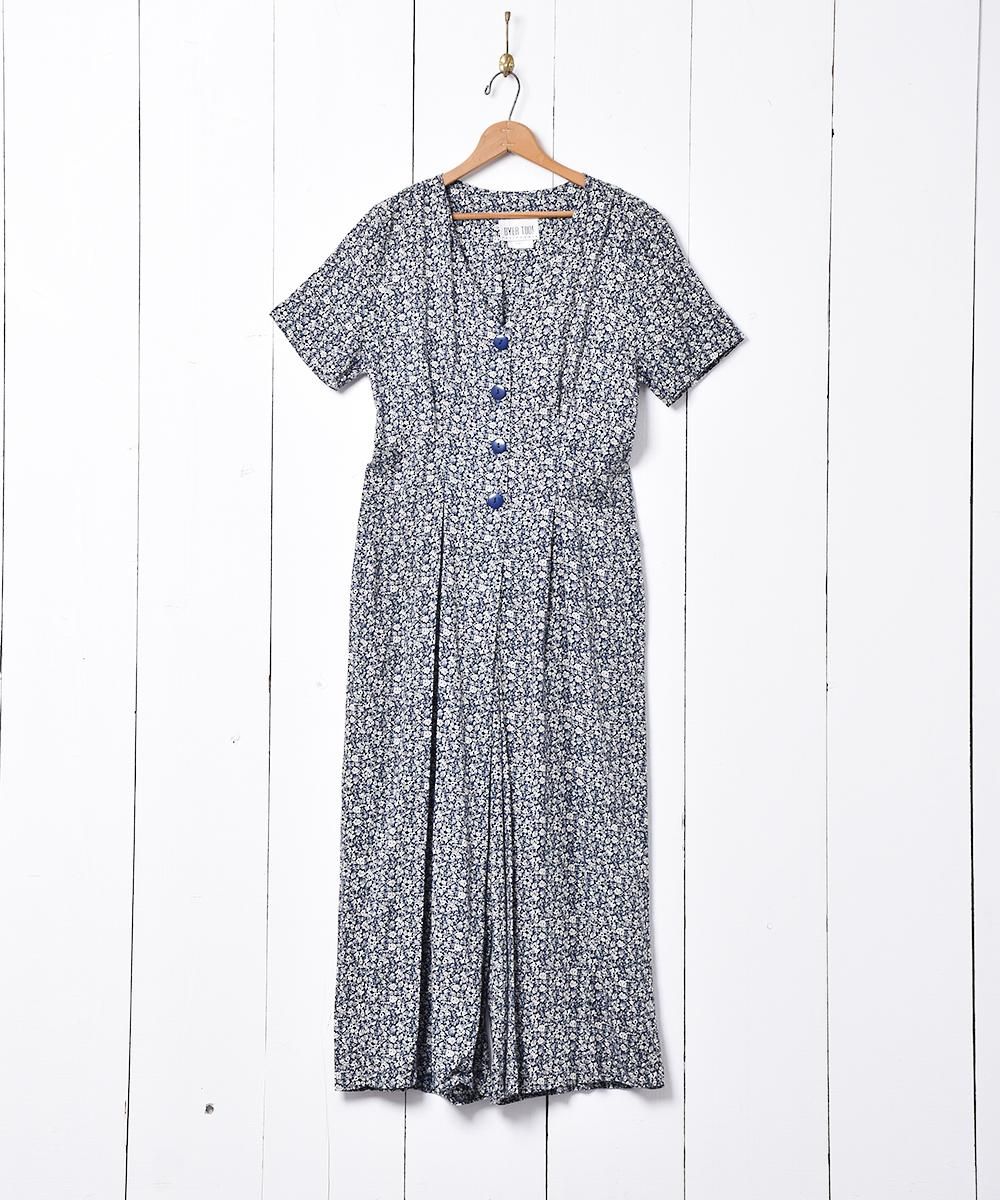 milli vintage 花柄 オールインワン 70s 花柄 キルティング オールインワン – 古着屋Top of the Hill
