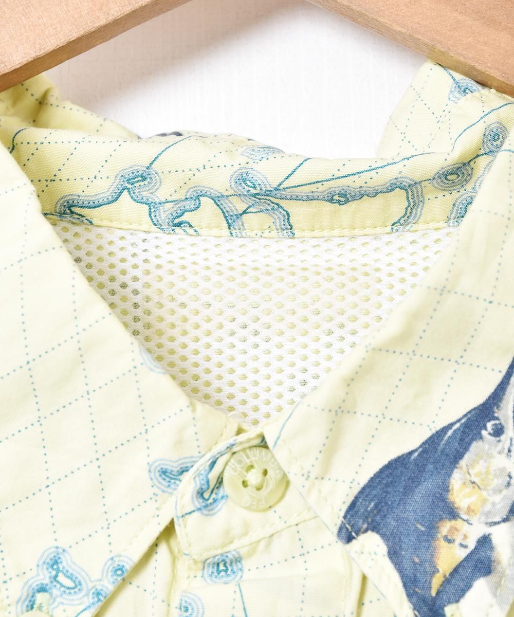 Columbia PFG 総柄フィッシングシャツ 古着 コロンビア Columbia PFG 総柄 魚柄 半袖 フィッシング