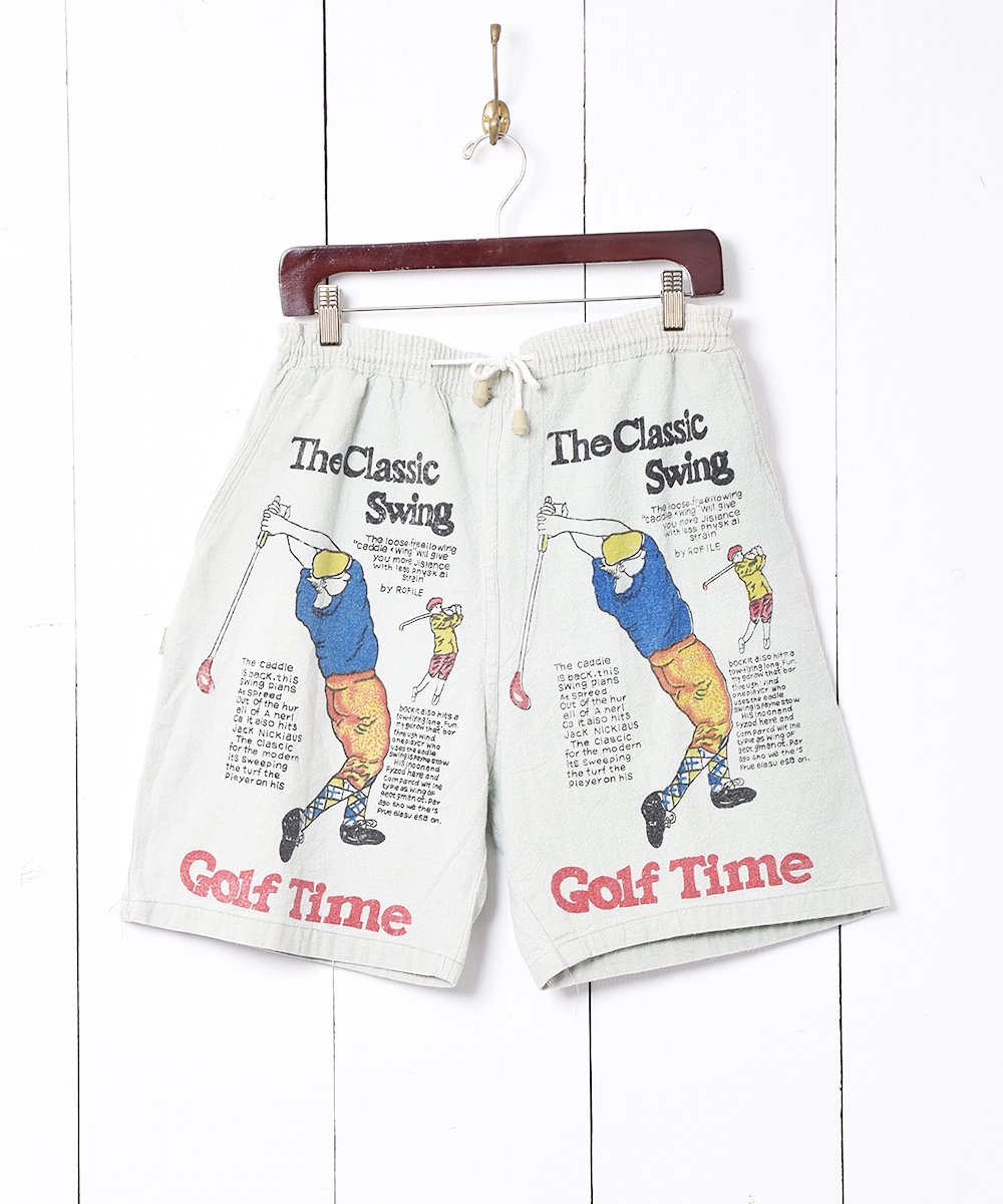 ゴルフプリント ショートパンツ - 古着のネット通販サイト 古着屋