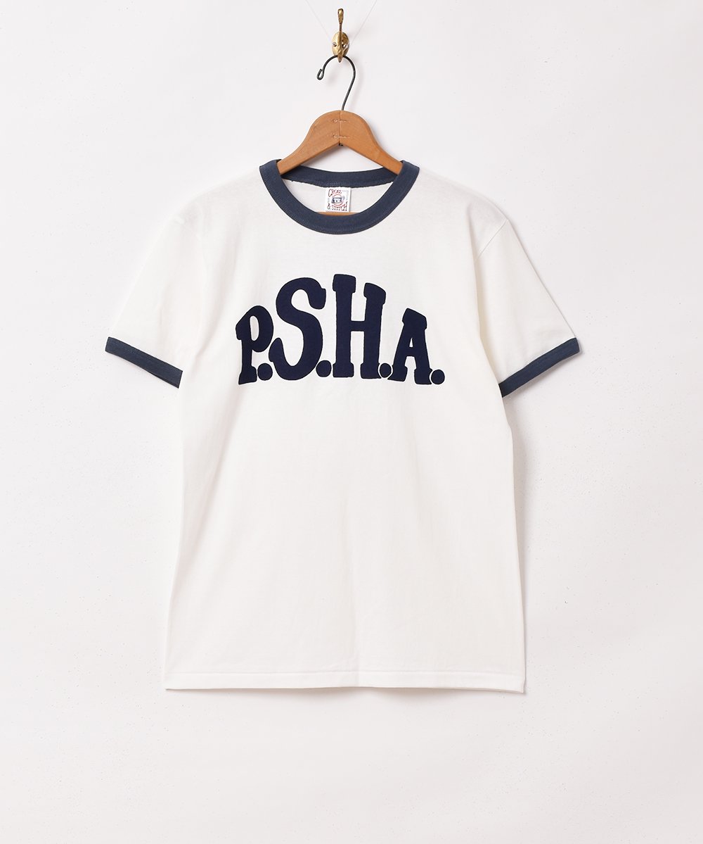 P.S.H.A. 両面プリント リンガーTシャツ - 古着のネット通販サイト ...