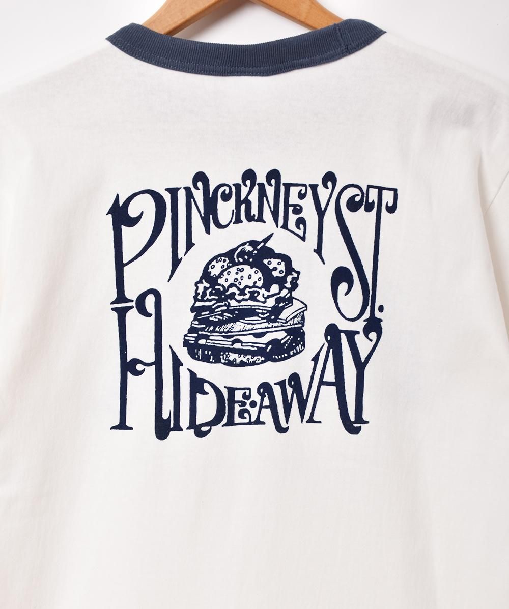 P.S.H.A. 両面プリント リンガーTシャツ - 古着屋 P.S.H.A. 両面プリント リンガーTシャツ - 古着屋