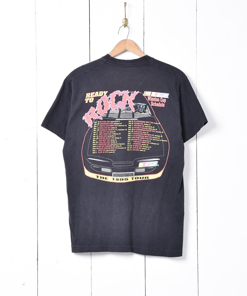 90's アメリカ製 レーシングカー 両面プリントTシャツ - 古着のネット