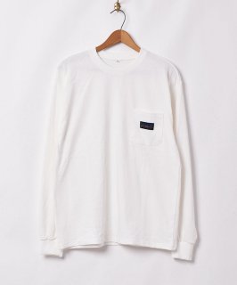 古着【6色展開】「BIVOUAC」ポケット ロングスリーブTシャツ ホワイト 古着のネット通販 古着屋グレープフルーツムーン