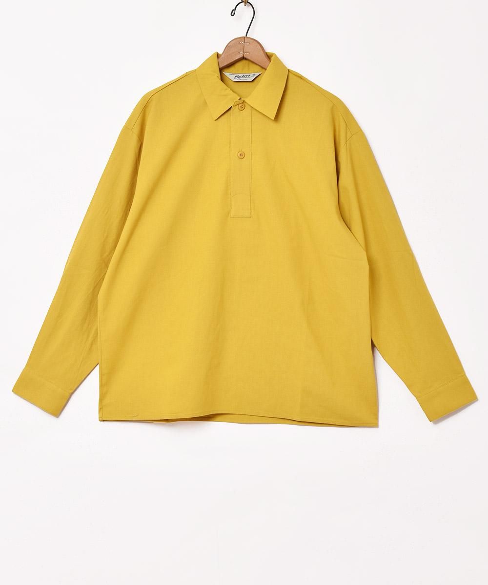 6色展開】「Backers」プルオーバー コットンリネン 長袖シャツ