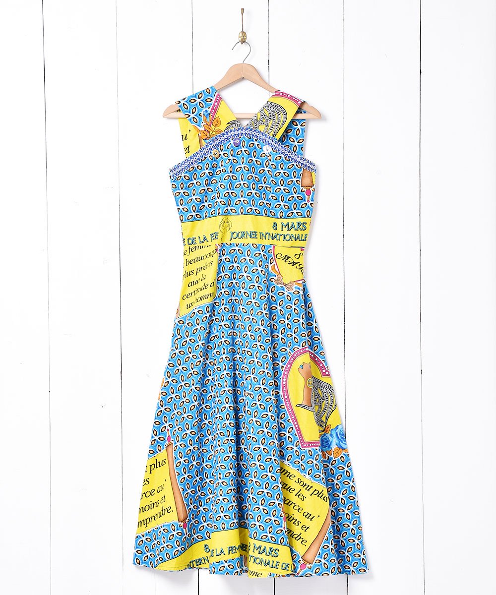 アフリカンバティックドレス - 古着のネット通販サイト 古着屋 
