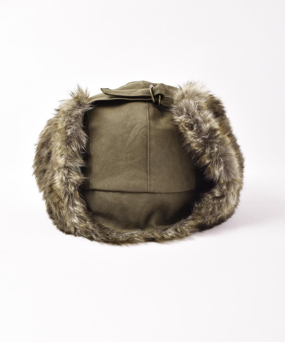 FLUFFY FLIGHT CAP（GRAY） - irojikake - online store