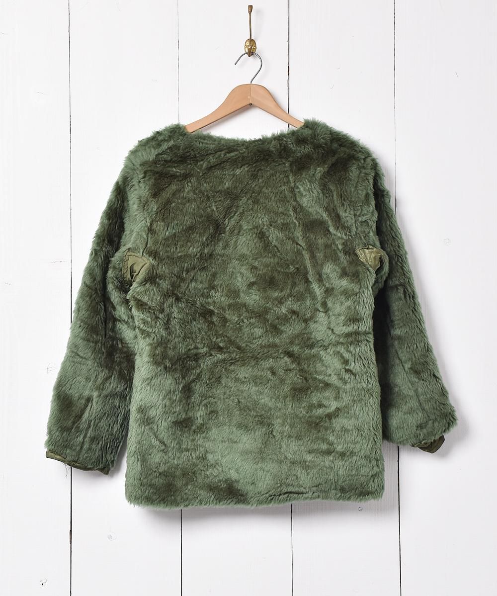 ギリシャ軍 ボアライナージャケット - 古着屋グレープフルーツ ムーン