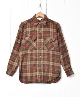 古着アメリカ製 Woolrich チェックウールシャツ 古着のネット通販 古着屋グレープフルーツムーン