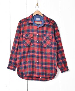 古着70〜80’s アメリカ製 PENDLETON チェックウールシャツ 古着のネット通販 古着屋グレープフルーツムーン