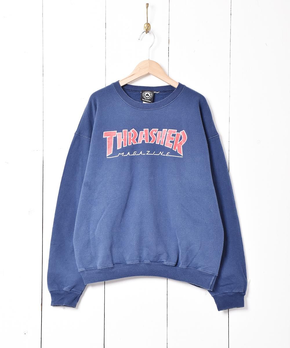 THRASHER ロゴプリントスウェットシャツ - 古着のネット通販サイト 古着屋グレープフルーツムーン(Grapefruitmoon) Onlineshop ヴィンテージアイテム・レトロファッション