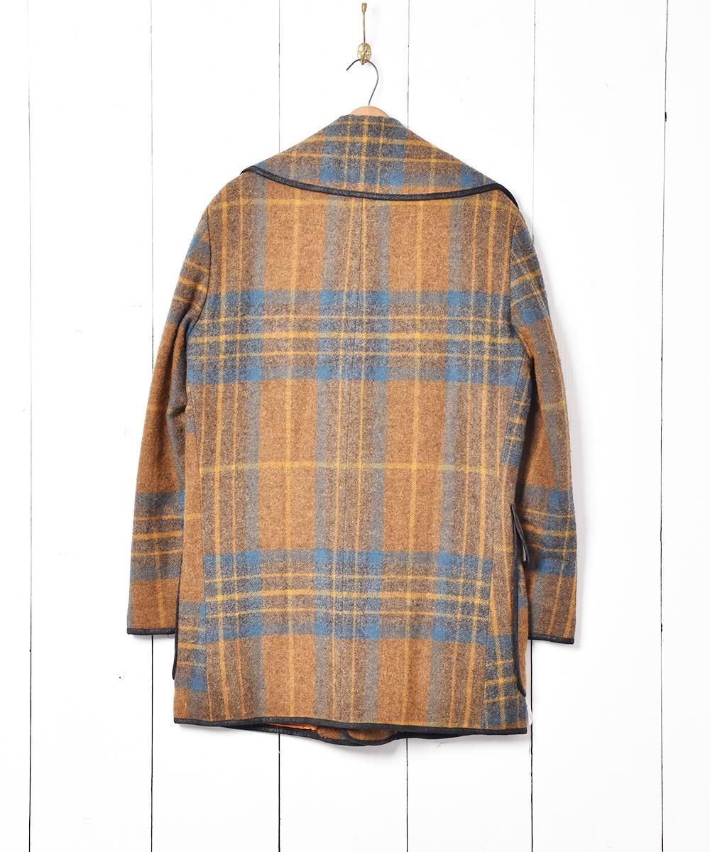 PENDLETON チェック ウールコート - 古着屋グレープフルーツ PENDLETON チェック ウールコート - 古着屋グレープフルーツ
