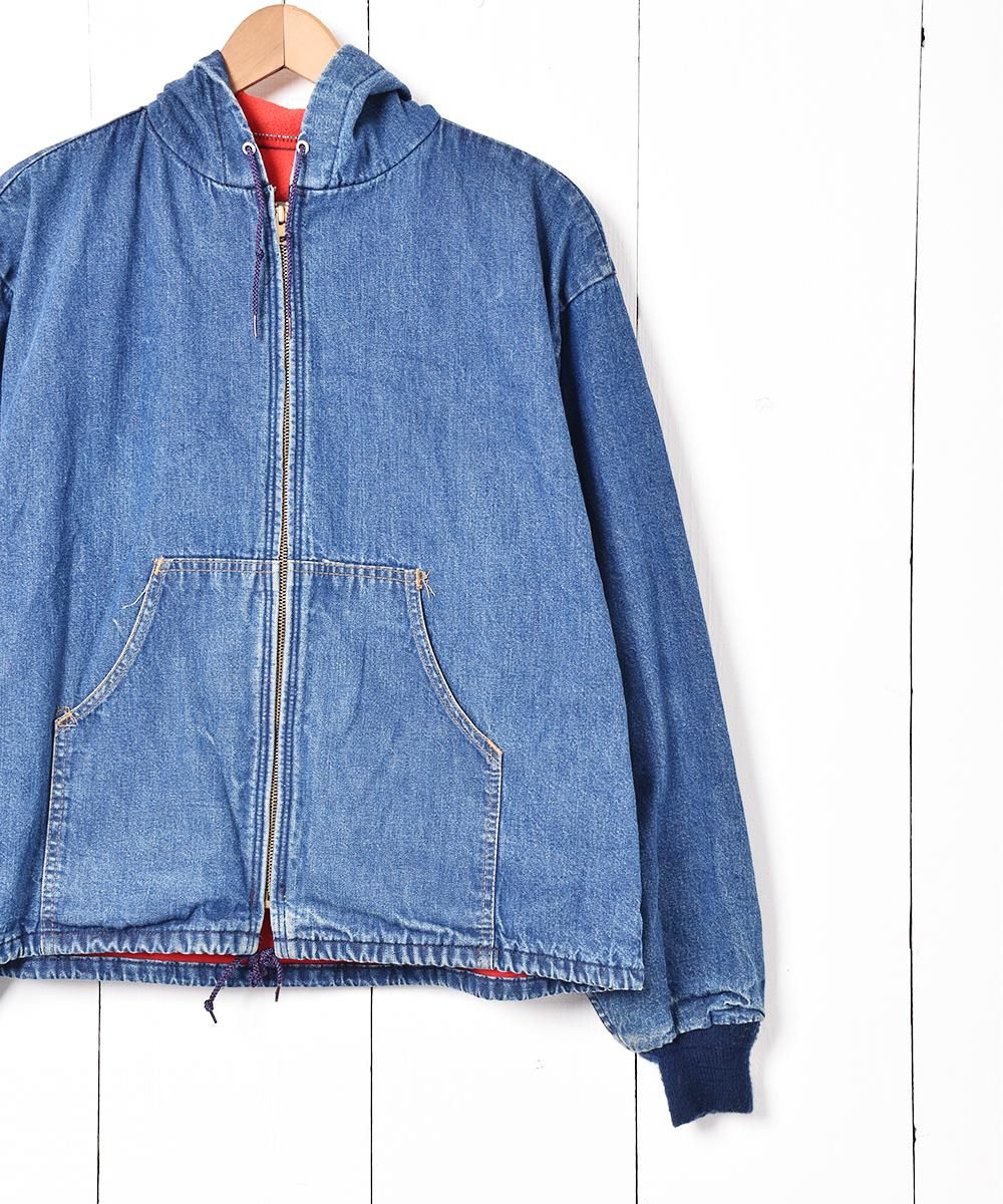 最終値下げ　Carhartt フード付きデニムジャケット Carhartt フード付きデニムジャケット 限定希少デニムパーカー