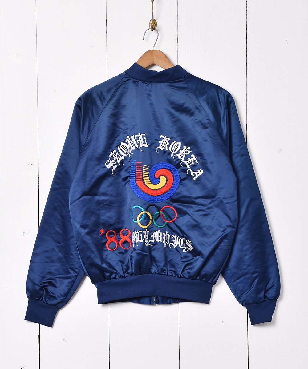 ソウルオリンピック 刺繍ナイロンジャケット - 古着のネット通販サイト